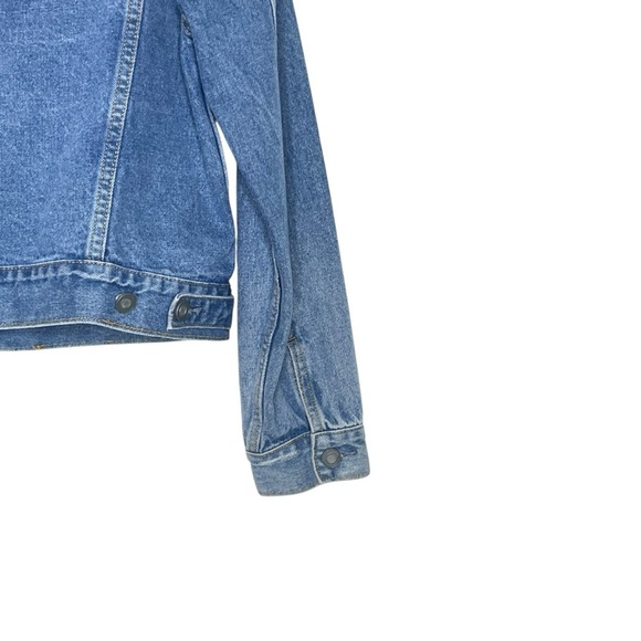 Gianni Bini Distressed Trucker Jean Jacket sz med - Picture 4 of 11